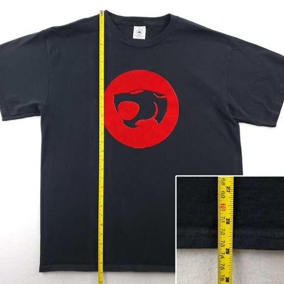 Thundercats Vintage T-Shirt Felt Logo 90s Delta 1999 Warner Bros. Large - Picture 5 of 11